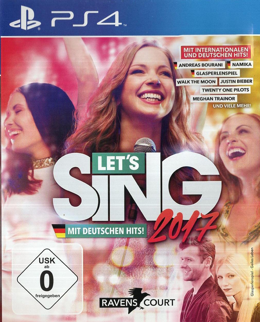 Let's Sing 2017 Mit Deutschen Hits - PlayStation 4 Vorderseite