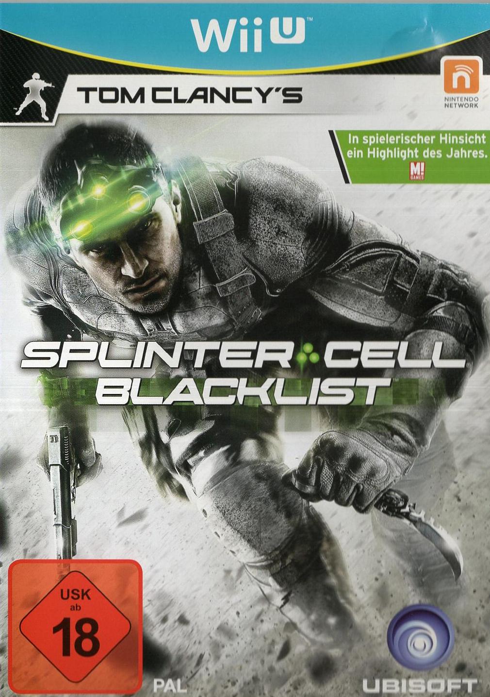 Tom Clancy's Splinter Cell: Blacklist - Nintendo Wii U Vorderseite
