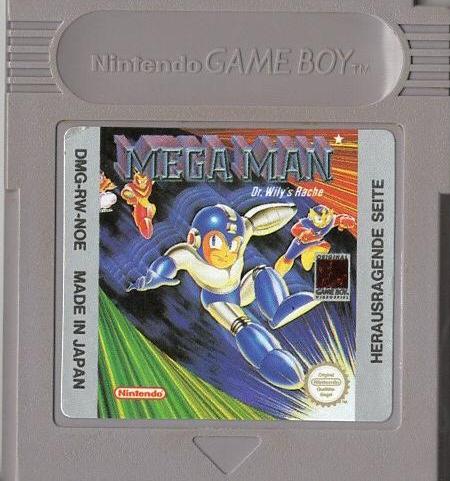 Mega Man: Dr. Wily's Rache - Game Boy - Modul Vorderseite