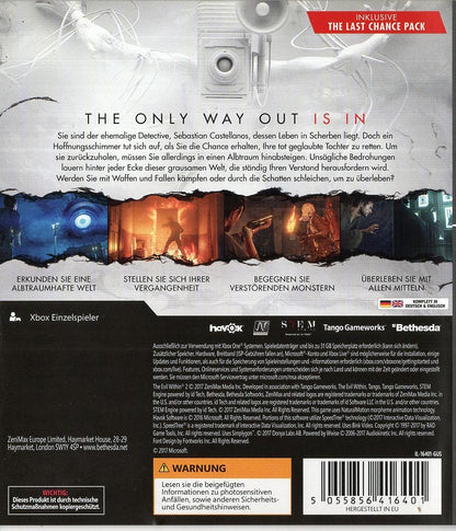 The Evil Within 2 - Xbox One Rückseite