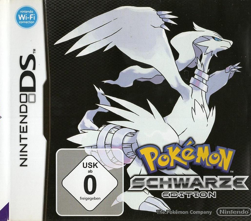 Pokémon Schwarze Edition - Nintendo DS Vorderseite
