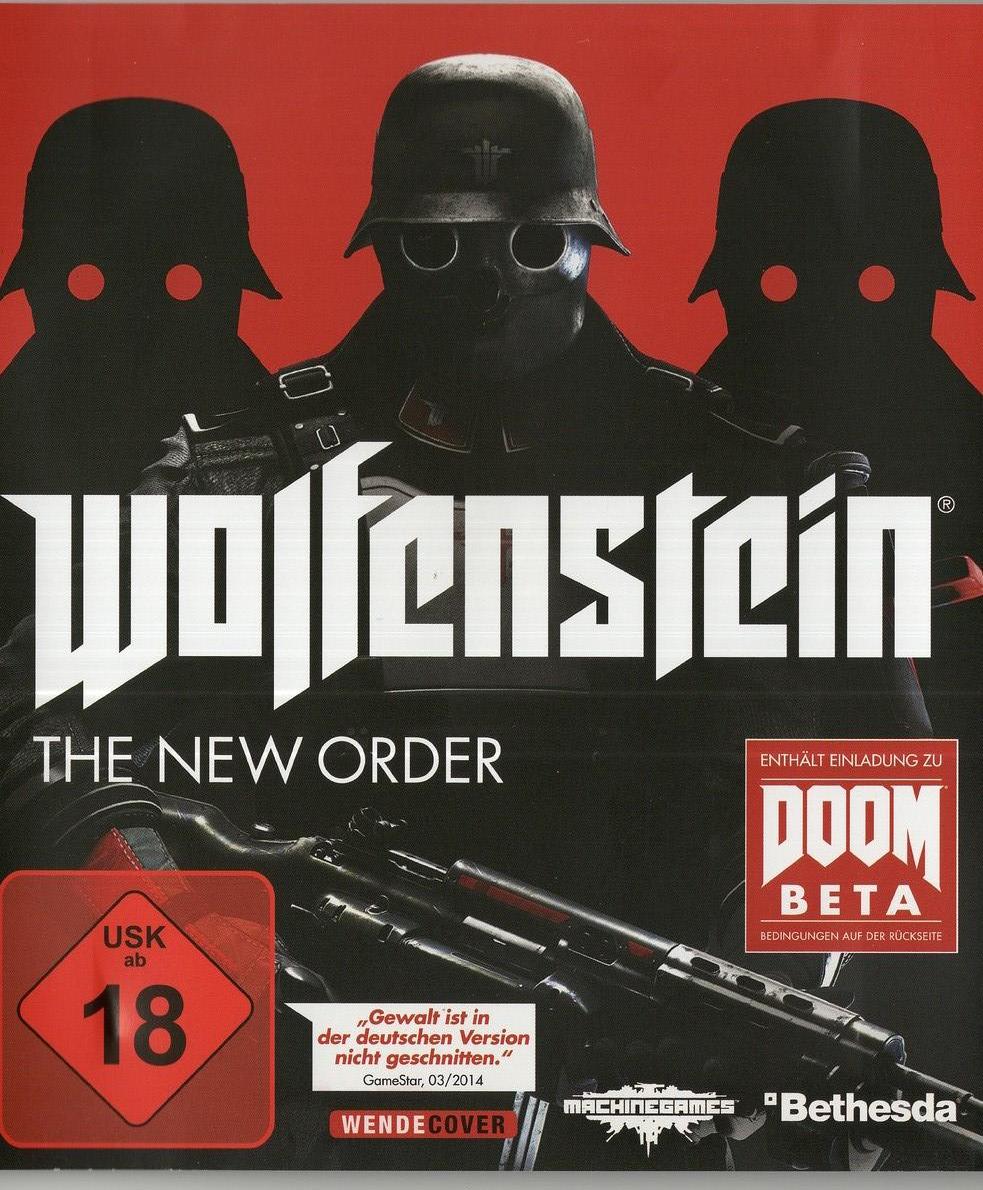Wolfenstein: The New Order - Xbox One Vorderseite