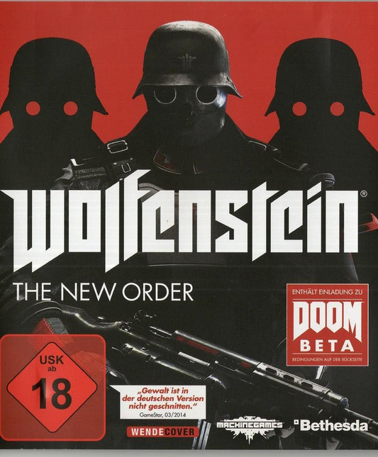 Wolfenstein: The New Order - Xbox One Vorderseite