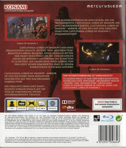 Castlevania: Lords of Shadow Collection - PlayStation 3 Rückseite