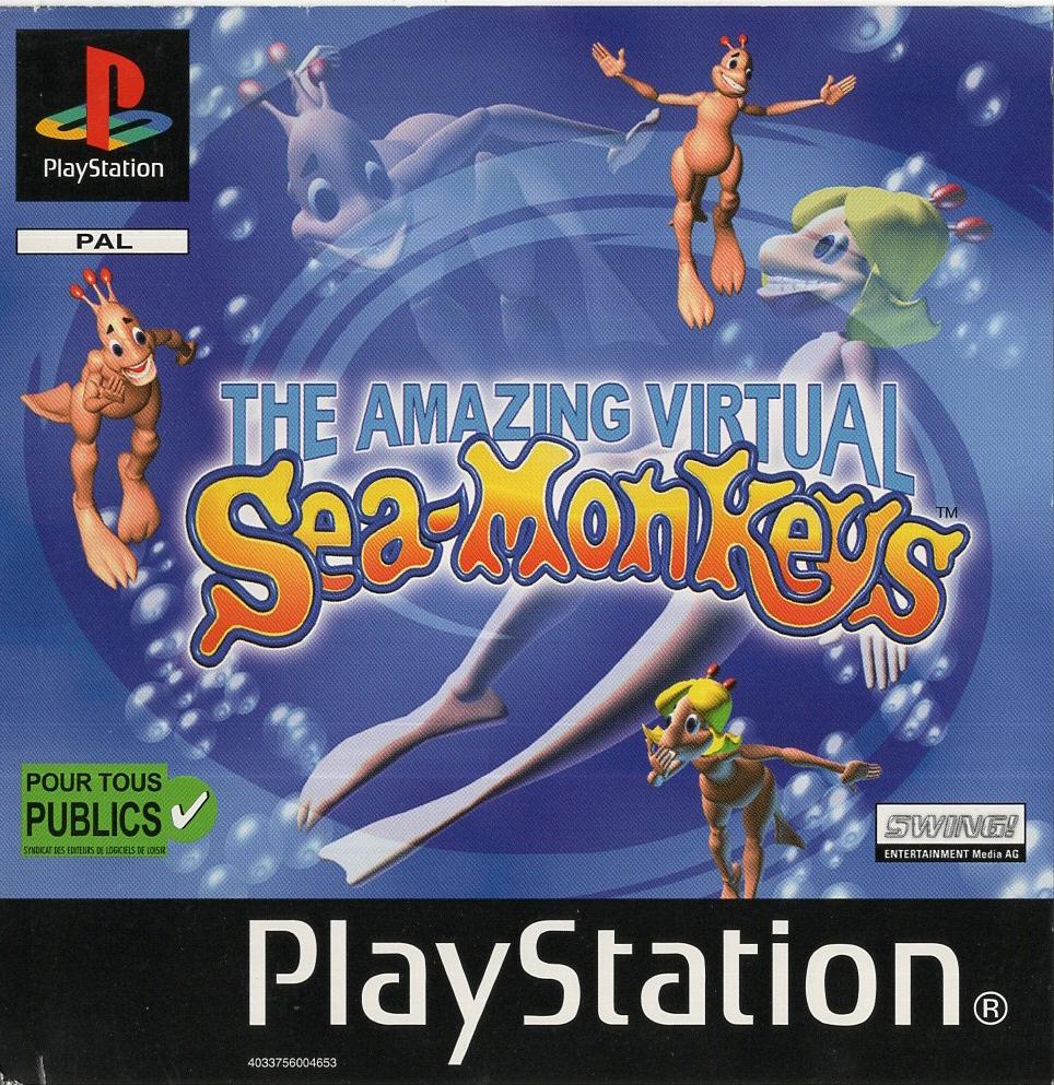 The Amazing Virtual Sea-Monkeys - PlayStation 1 Vorderseite