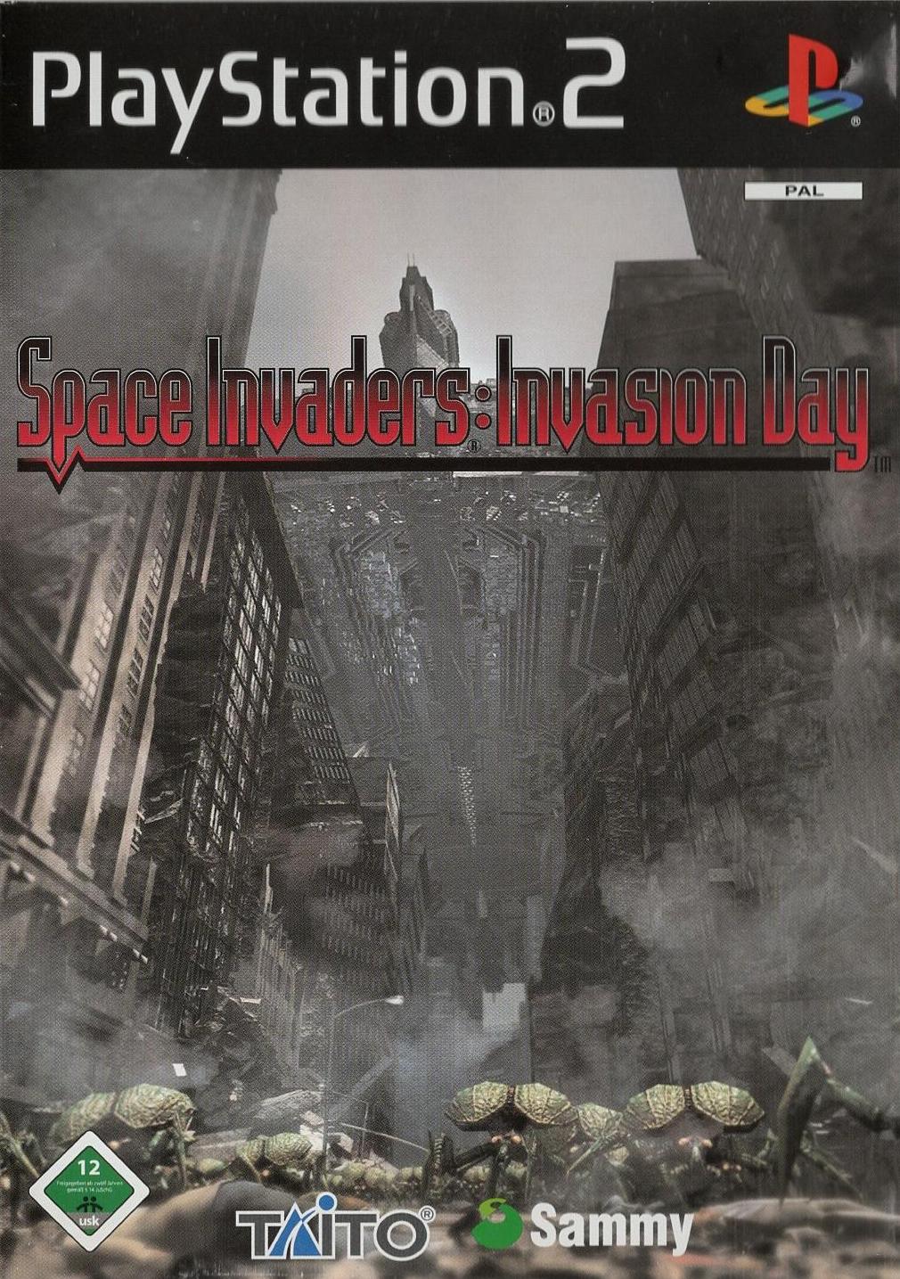 Space Invaders: Invasion Day - PlayStation 2 Vorderseite