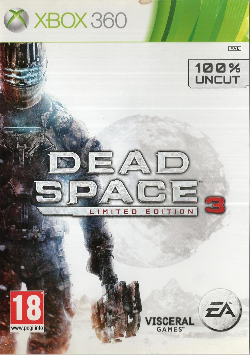Dead Space 3 - Xbox 360 Vorderseite