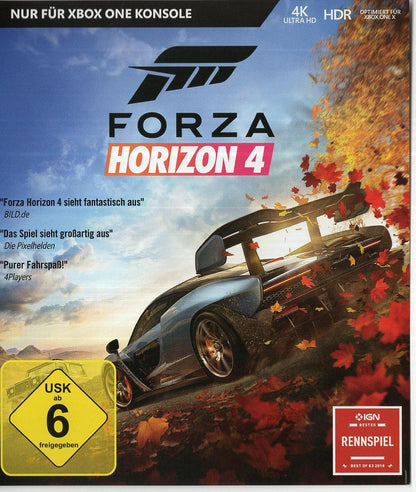 Forza Horizon 4 - Xbox One Vorderseite