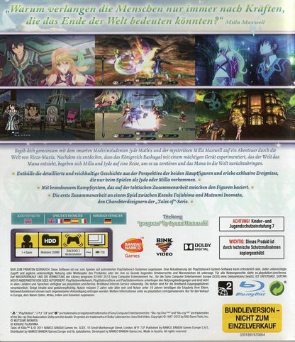 Tales of Xillia - PlayStation 3 Rückseite