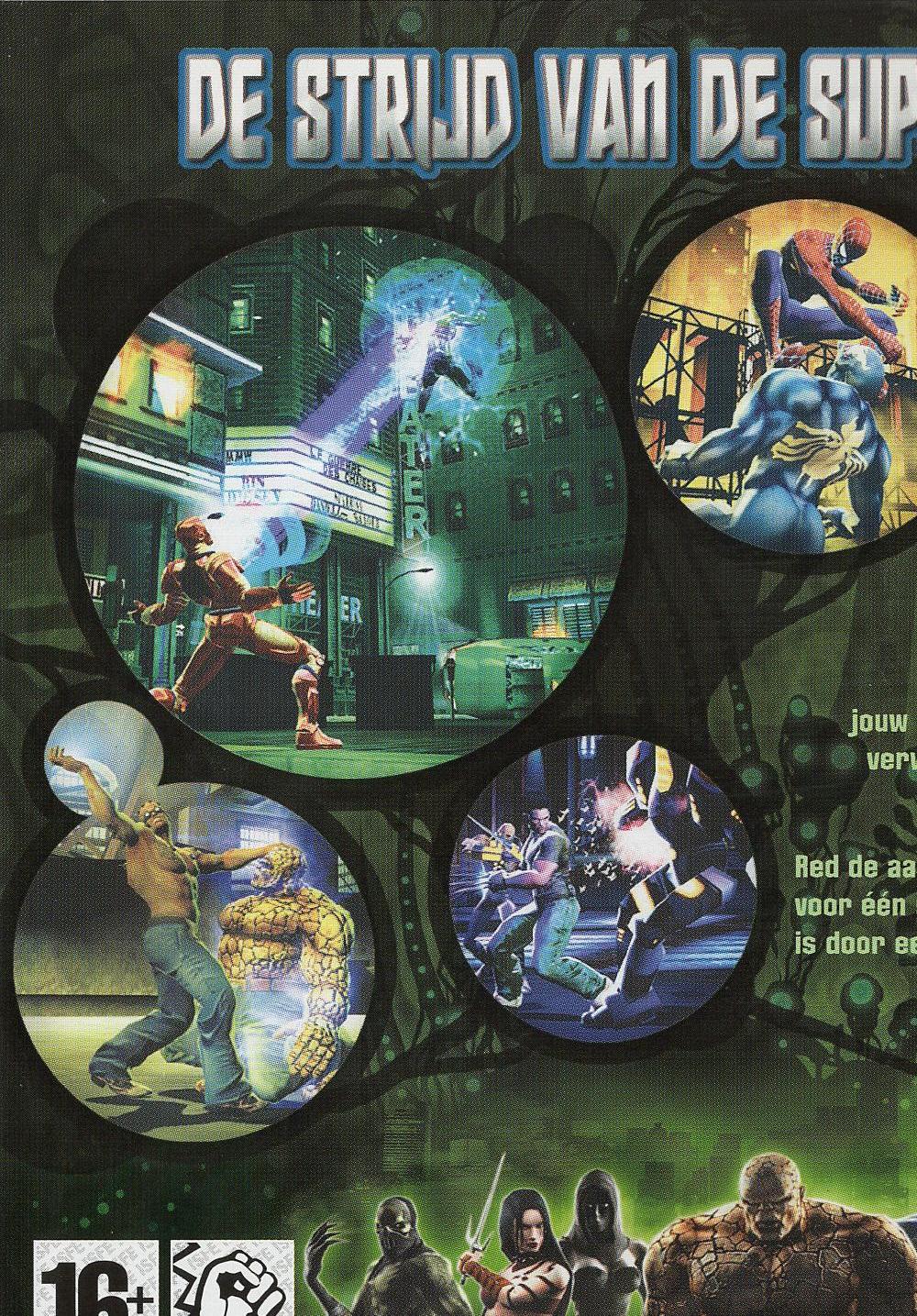 Marvel Nemesis: Rise of the Imperfects - PlayStation 2 Rückseite
