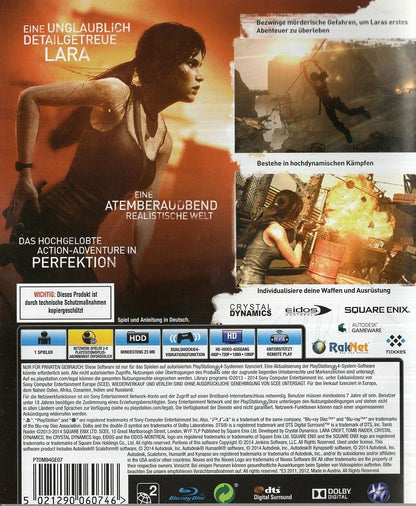 Tomb Raider: Definitive Edition - PlayStation 4 Rückseite