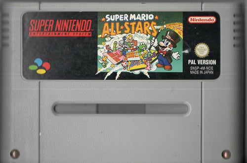 Super Mario All-Stars - Super Nintendo - Modul Vorderseite