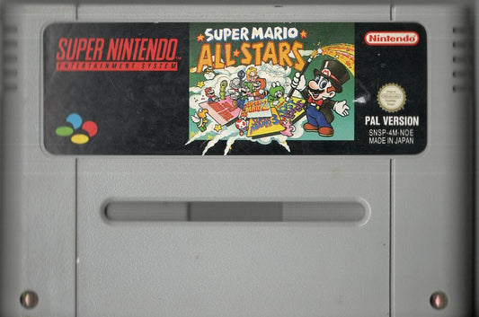 Super Mario All-Stars - Super Nintendo - Modul Vorderseite