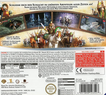 LEGO Der Herr der Ringe - Nintendo 3DS Rückseite