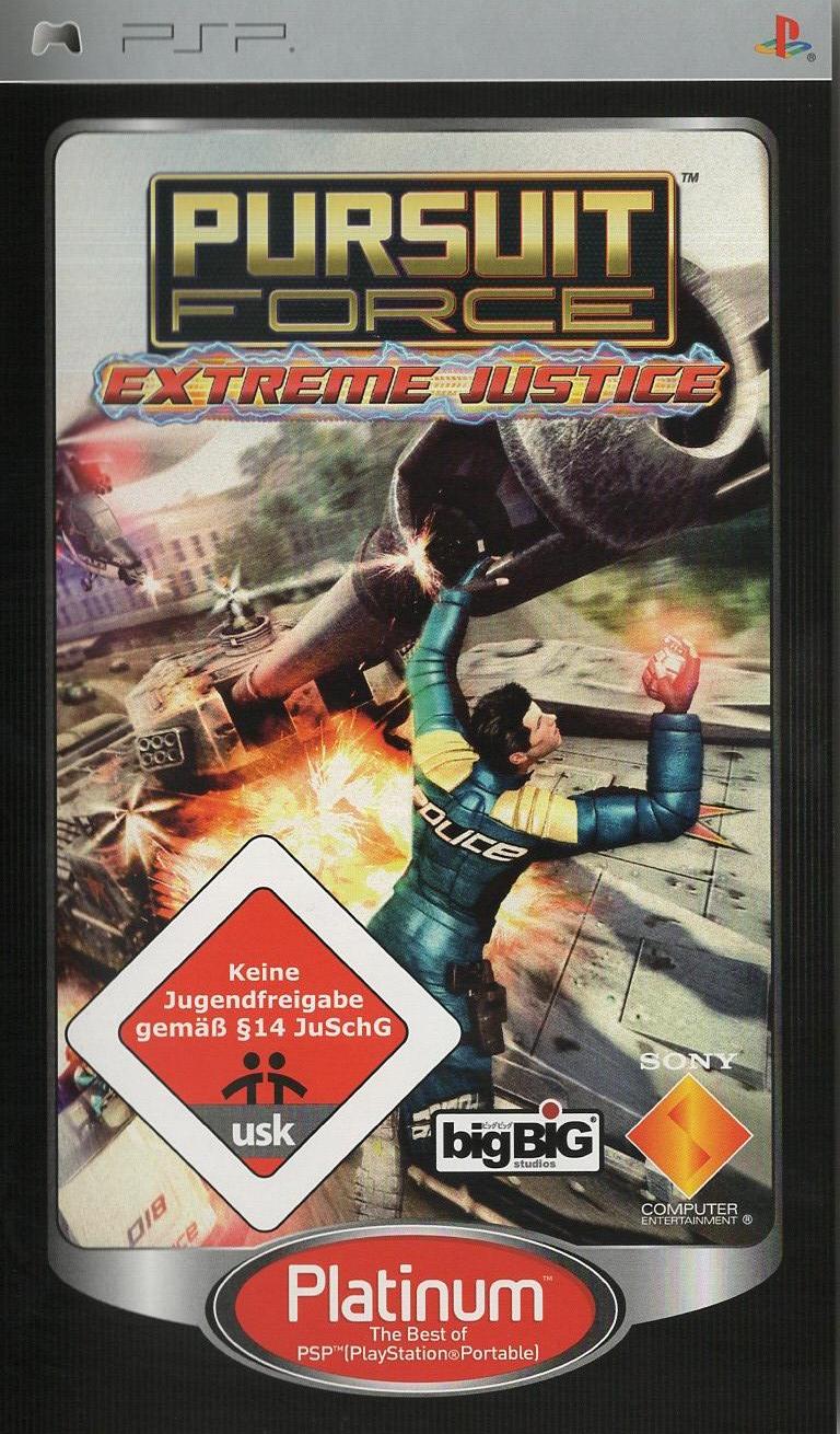 Pursuit Force: Extreme Justice - PlayStation Portable Vorderseite