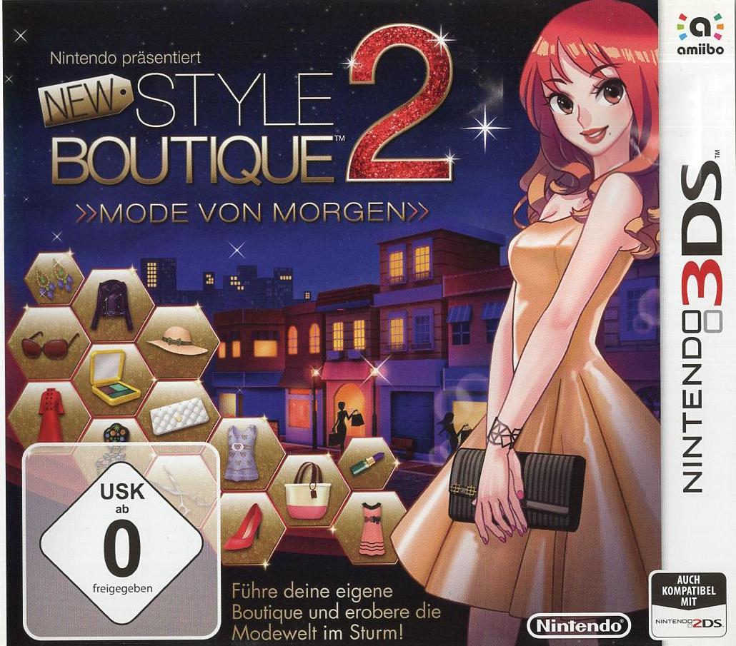 New Style Boutique 2: Mode von morgen - Nintendo 3DS Vorderseite