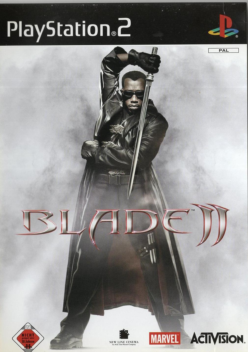Blade II - PlayStation 2 Vorderseite