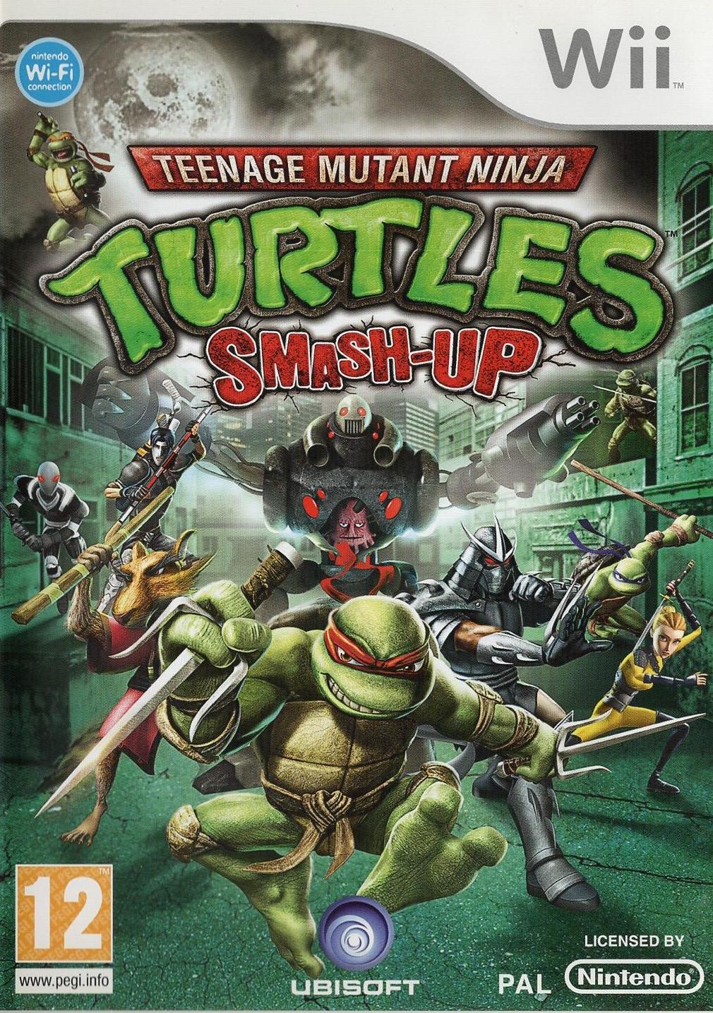 Teenage Mutant Ninja Turtles: Smash-Up - Nintendo Wii Vorderseite
