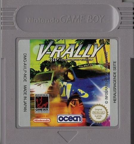 V-Rally Championship Edition - Game Boy - Modul Vorderseite