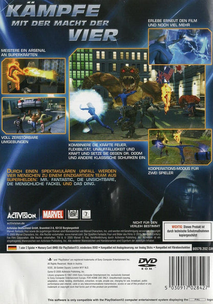 Fantastic 4 - PlayStation 2 Rückseite