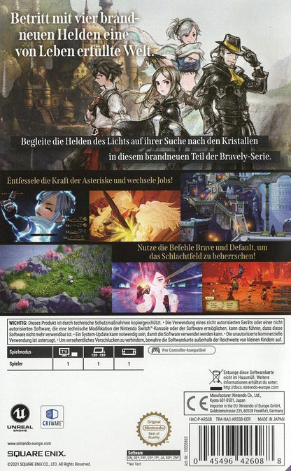 Bravely Default II - Nintendo Switch Rückseite