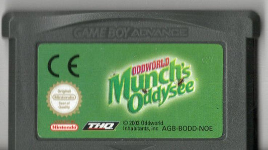 Oddworld: Munch's Oddysee - Game Boy Advance - Modul Vorderseite