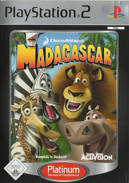 Madagascar - PlayStation 2 Vorderseite