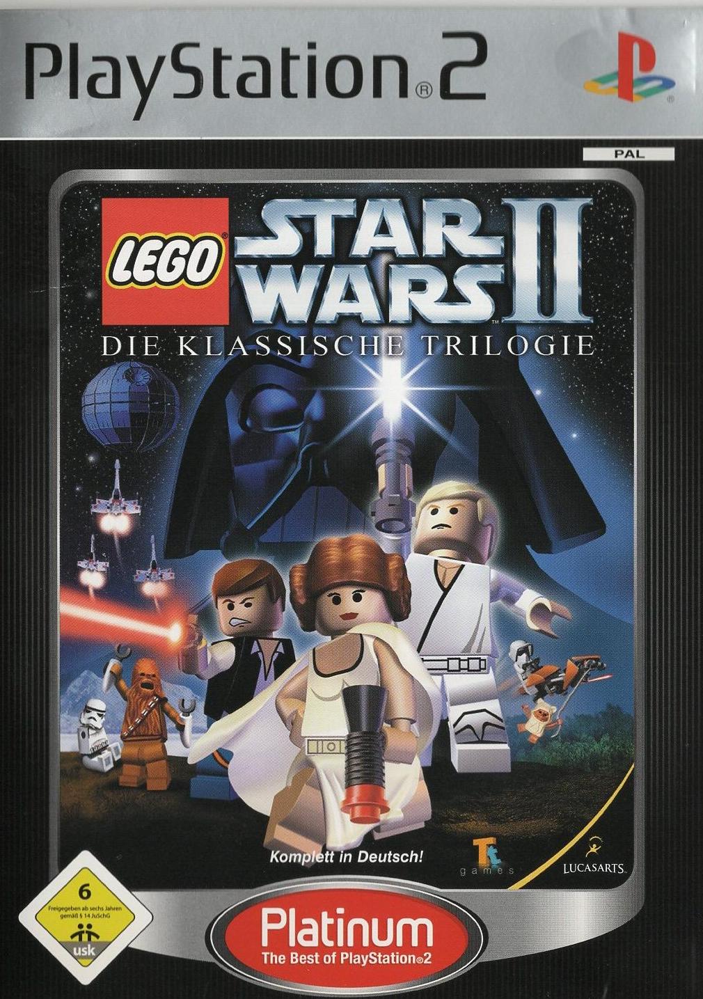 LEGO Star Wars II: Die klassische Trilogie - PlayStation 2 Vorderseite