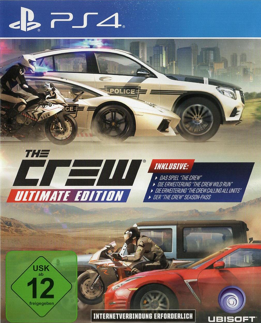 The Crew Ultimate Edition - PlayStation 4 Vorderseite
