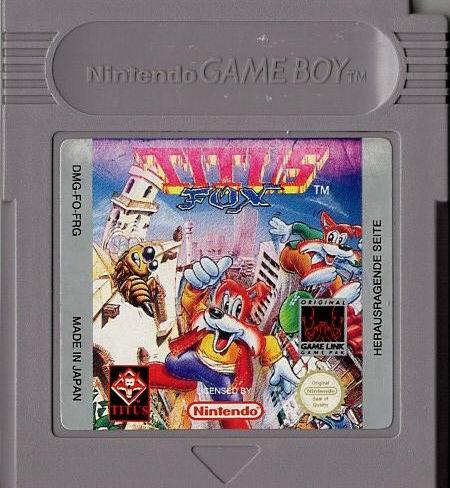 Titus the Fox - Game Boy - Modul Vorderseite