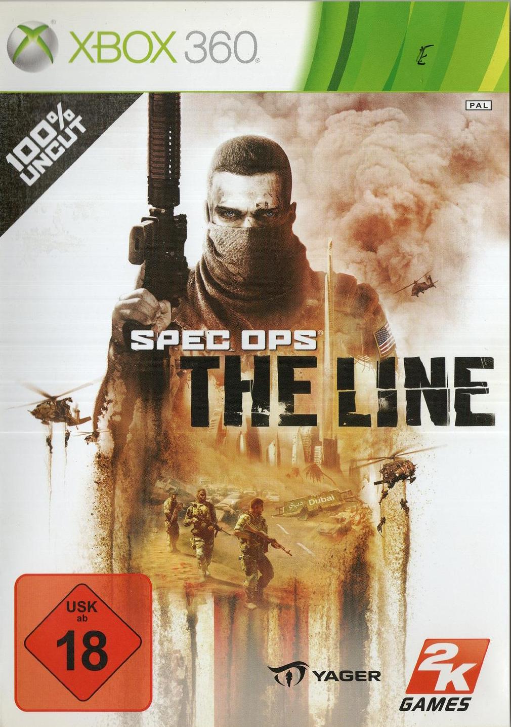 Spec Ops: The Line - Xbox 360 Vorderseite