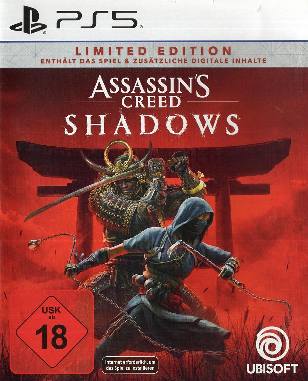 Assassin's Creed Shadows - PlayStation 5 Vorderseite