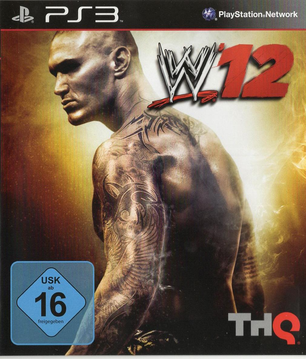 WWE '12 - PlayStation 3 Vorderseite