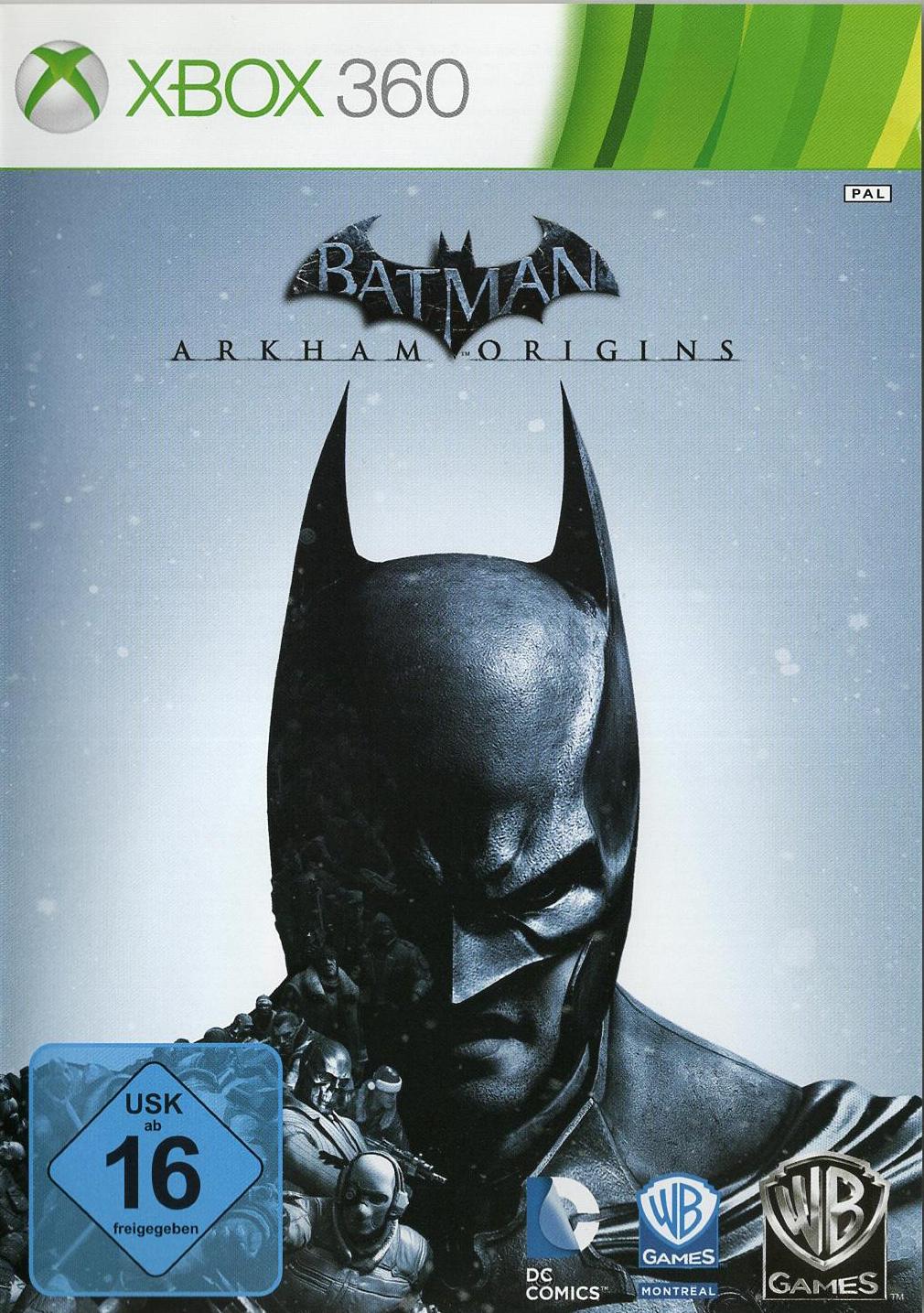 Batman: Arkham Origins - Xbox 360 Vorderseite
