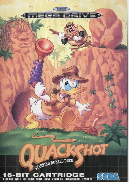 QuackShot Starring Donald Duck - Sega Mega Drive Vorderseite
