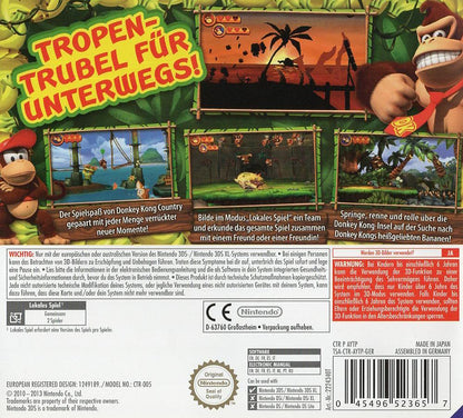 Donkey Kong Country Returns 3D - Nintendo 3DS Rückseite