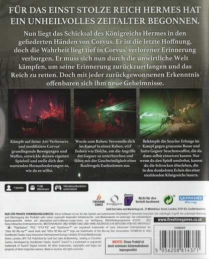 Thymesia - PlayStation 5 Rückseite