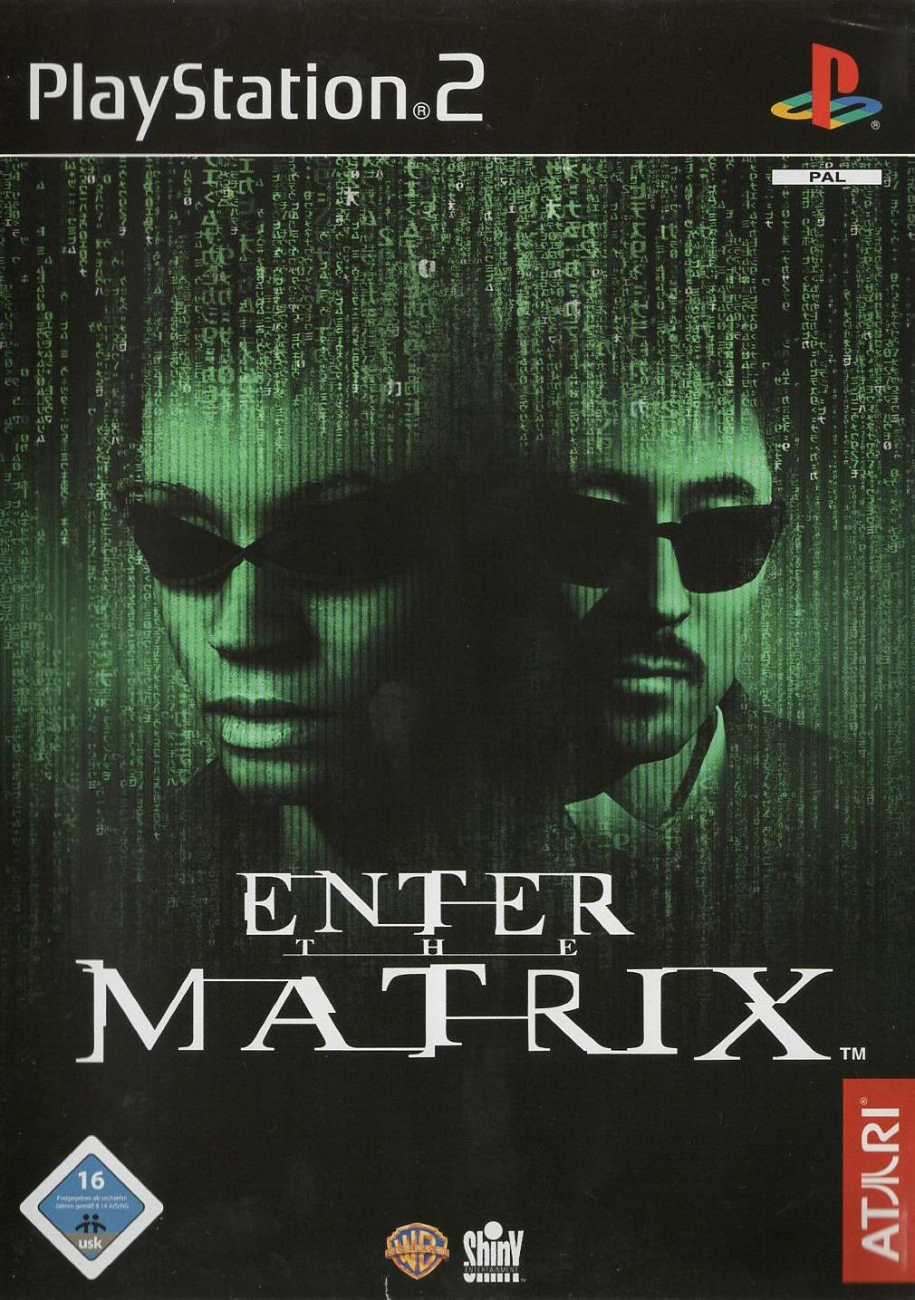 Enter The Matrix - PlayStation 2 Vorderseite