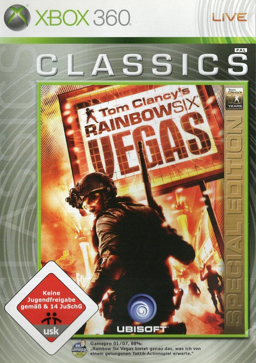 Tom Clancy's Rainbow Six: Vegas - Xbox 360 Vorderseite
