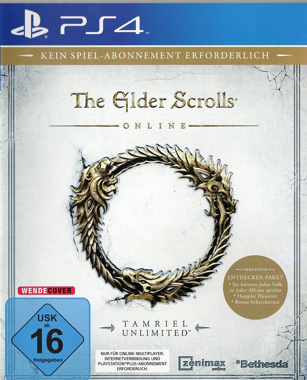 The Elder Scrolls Online: Tamriel Unlimited - PlayStation 4 Vorderseite