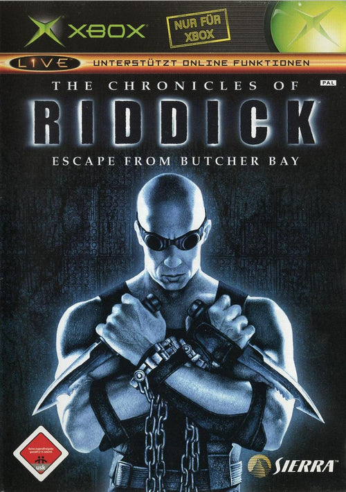 The Chronicles of Riddick: Escape from Butcher Bay - Xbox Vorderseite