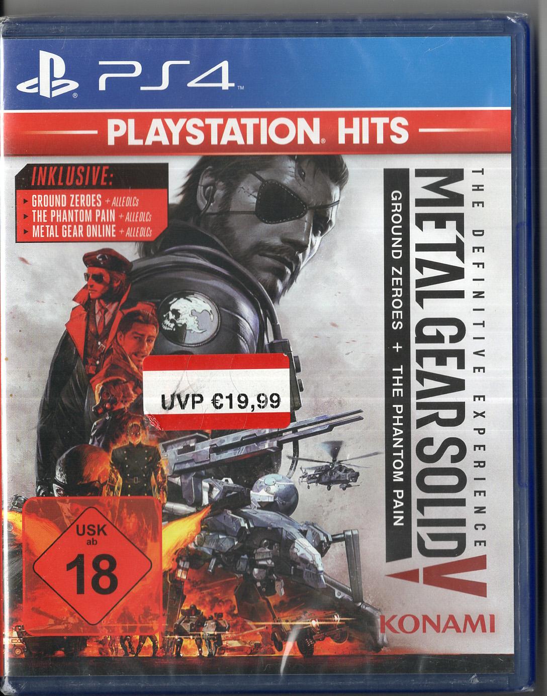 Metal Gear Solid V: The Definitive Experience - PlayStation 4 - Neu Vorderseite