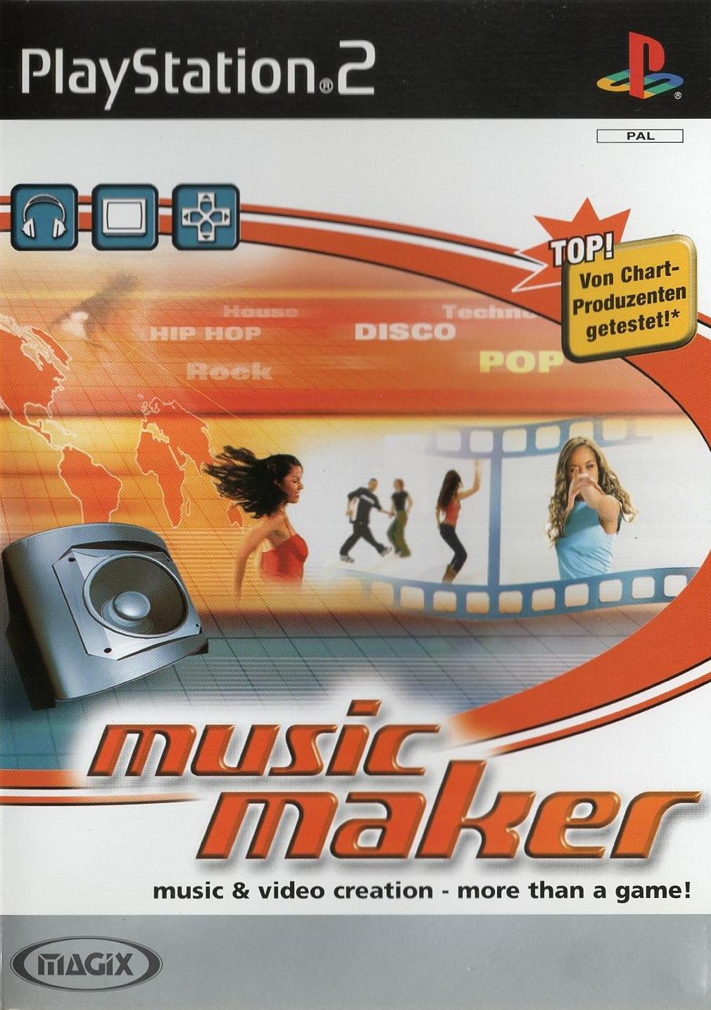 MAGIX music maker - PlayStation 2 Vorderseite