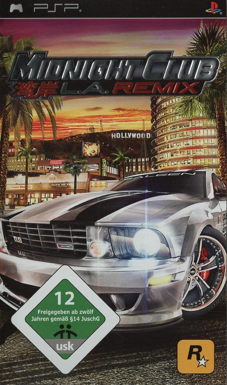 Midnight Club L.A. Remix - PlayStation Portable Vorderseite
