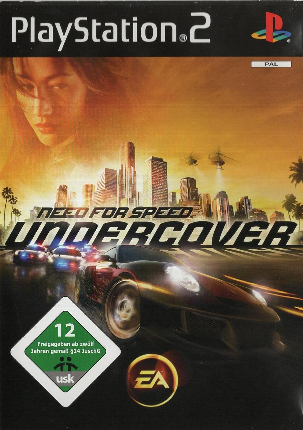 Need for Speed: Undercover - PlayStation 2 Vorderseite