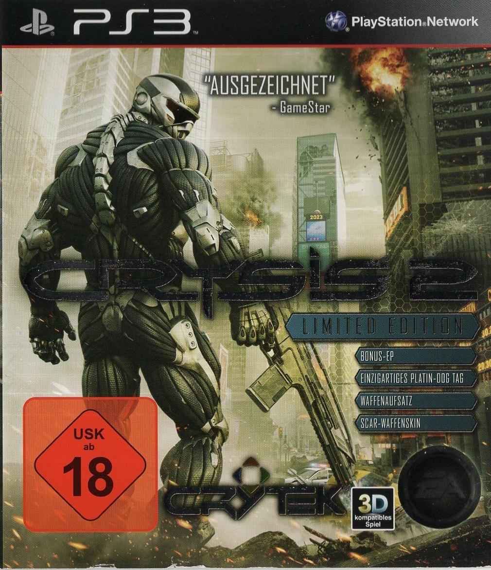Crysis 2 - PlayStation 3 Vorderseite