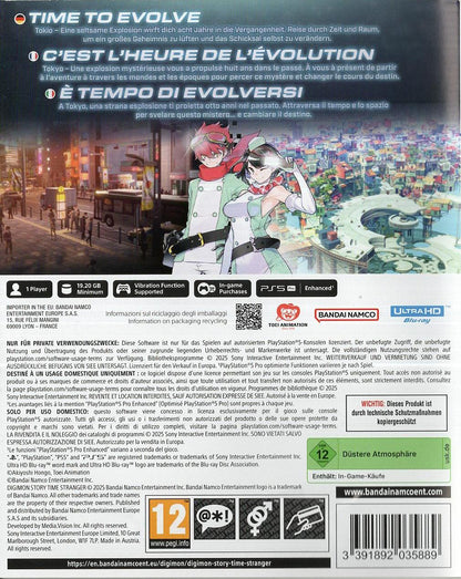 Digimon Story Time Stranger - PlayStation 5 Rückseite