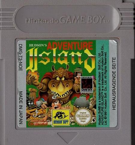 Adventure Island - Game Boy - Modul Vorderseite