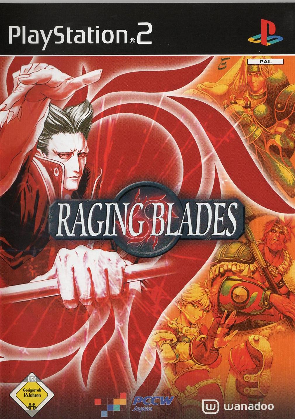 Raging Blades - PlayStation 2 Vorderseite