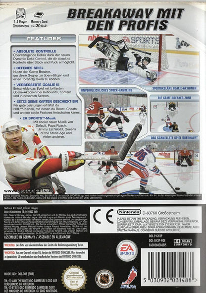 NHL 2003 - Nintendo GameCube Rückseite